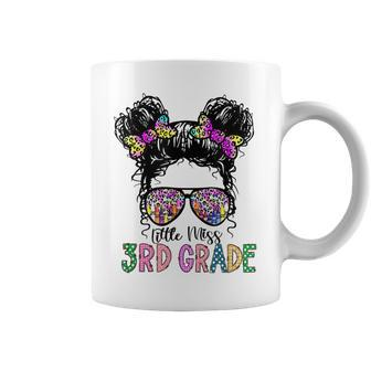 Tie Dye Little Miss 3Rd Grade Messy Bun Back To School Girl Coffee Mug - Thegiftio UK