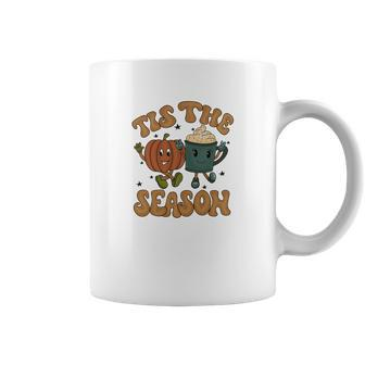 Tis The Season Pumpkin Latte Fall Lovers Coffee Mug - Seseable