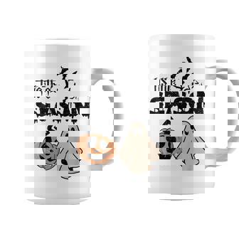 Tis The Season Retro Vintage Cute Pumpkins Ghost Costume Coffee Mug - Thegiftio