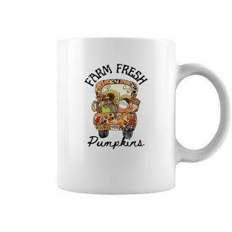 Truck Farm Fresh Pumpkins Fall Yall Season Coffee Mug - Seseable