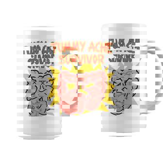 Tummy Pain Survivor Stomach Ache Funny Tummy Ache Survivor Coffee Mug - Thegiftio UK