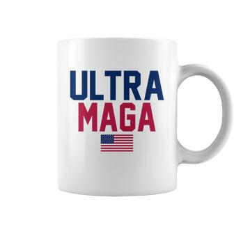 Ultra Maga Shirt Funny Anti Biden American Flag Pro Trump Trendy Tshirt Coffee Mug - Monsterry UK