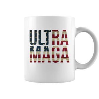 Ultra Maga Usa Flag V2 Coffee Mug - Monsterry CA