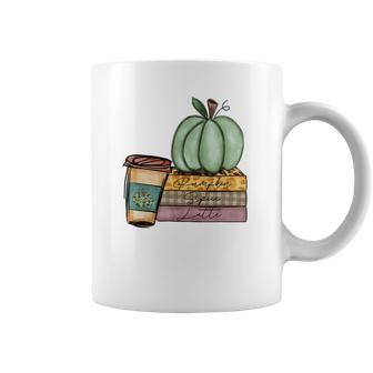Vintage Autumn Pumpkin Spice Latte Coffee Mug - Seseable