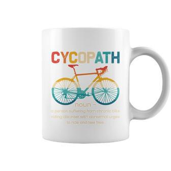 Vintage Bicycle Cycopath Gift For Cyclists Coffee Mug - Monsterry AU