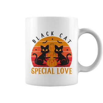 Vintage Halloween Black Cat Special Love Coffee Mug - Thegiftio UK