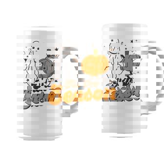 Vintage Tis The Season Cute Pumpkin Fall Halloween Costume Coffee Mug - Thegiftio
