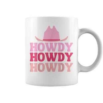 Vintage White Howdy Rodeo Western Country Southern Cowgirl Coffee Mug - Thegiftio UK