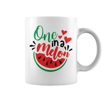 Watermelon Summer One In A Melon Fruit Cool Summer Vacation  V2 Coffee Mug