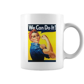 We Can Do It Rosie The Riveter Feminist Coffee Mug - Monsterry