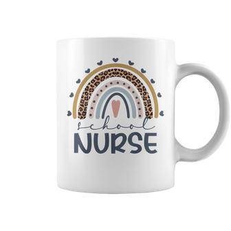 Welcome Back To School Nurse First Day Of School Rainbow Coffee Mug - Thegiftio UK