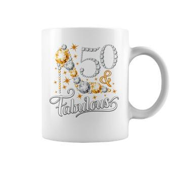 Womens 50 Years Old Gifts 50 & Fabulous Since 1972 50Th Birthday V5 Coffee Mug - Thegiftio UK