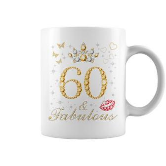 Womens 60 Years Old Gifts 60 & Fabulous Since 1962 60Th Birthday Coffee Mug - Thegiftio UK