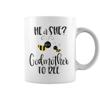 Womens Godmother What Will It Bee Gender Reveal He Or She Tee Coffee Mug - Thegiftio