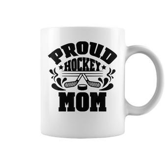 Womens Hockey Mom Leopard Print Cheetah Ice Hockey Proud Mom Coffee Mug - Thegiftio UK