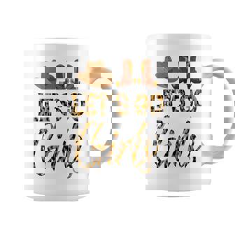 Womens Lets Go Girls Western Cowgirl Cowboy Boots Cowgirl Hat Coffee Mug - Thegiftio