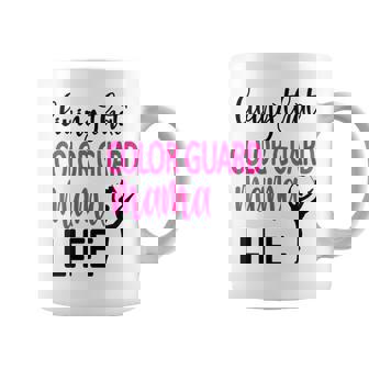 Womens Living That Color Guard Mama Life Color Guard Mom Coffee Mug - Thegiftio