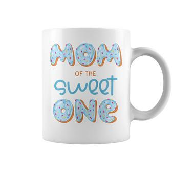 Womens Mom Of The Sweet One Donut Boy 1St Birthday Party Mommy Mama Coffee Mug - Thegiftio UK