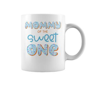 Womens Mommy Of The Sweet One Donut Boy 1St Birthday Party Mama Mom Coffee Mug - Thegiftio UK