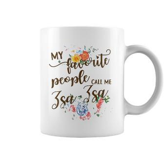 Womens My Favorite People Call Me Zsa-Zsa Polish Grandma Mother Coffee Mug - Thegiftio UK