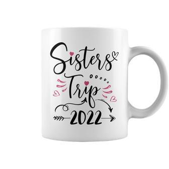 Womens Sisters Road Trip 2022 Weekend Girls Trip Funny Vacation Coffee Mug - Thegiftio UK