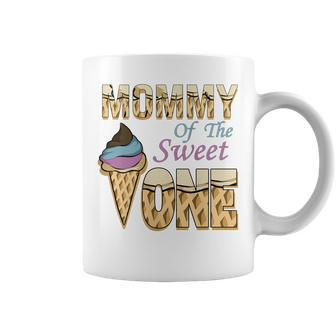 Womens Womens Mommy Of The Sweet One Ice Cream First Birthday Coffee Mug - Thegiftio UK