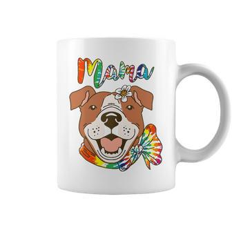 Womens Womens Pitbull Mom Dog Lover Pittie Mama Happy Mothers Day Coffee Mug - Thegiftio UK