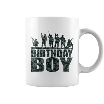Birthday Boy Army Party Military Party Supplies Camo Green Coffee Mug - Thegiftio UK