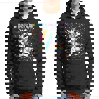 100 Magical Days Of Learning Dabbing Unicorn Men Hoodie - Thegiftio
