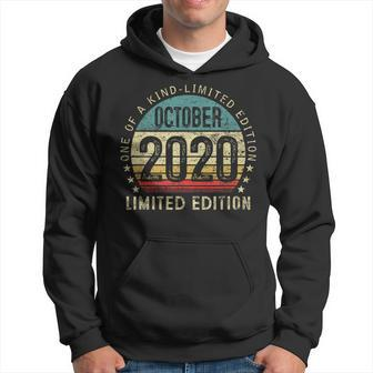 2 Year Old Gifts October 2020 Limited Edition 2Th Birthday Men Hoodie Graphic Print Hooded Sweatshirt - Thegiftio UK