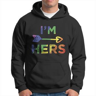 Lesbian Couple Im Hers Shes Mine Matching Lgbt Pride Great Gift Hoodie