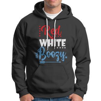 4Th Of July Red White And Bozzy American Hoodie - Monsterry