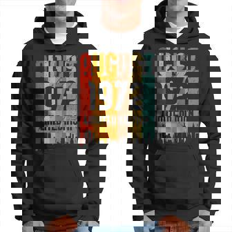 50 Years Old Vintage Awesome Since August 1972 50Th Birthday Hoodie - Thegiftio UK