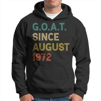 50Th Birthday 50 Years Old Goat Since August 1972 Hoodie - Thegiftio UK
