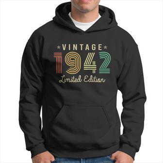 80 Years Old Vintage 1942 Limited Edition 80Th Birthday Men Hoodie - Thegiftio UK