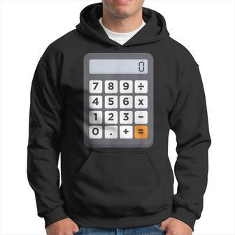 Accountant Halloween Costume Outfit Math Calculator Men Hoodie - Thegiftio UK