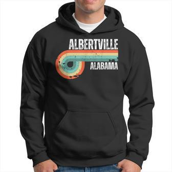 Albertville City Alabama State Vintage Retro Souvenir Hoodie - Thegiftio UK