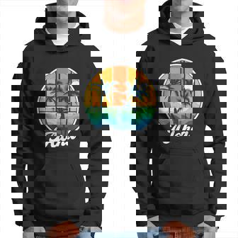 Aloha Hawaii Hawaiian For Boys Girls Palm Tree Surf Hoodie - Thegiftio UK