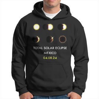 America Totality 040824 Total Solar Eclipse Mexico 2024 Men Hoodie Graphic Print Hooded Sweatshirt - Thegiftio UK