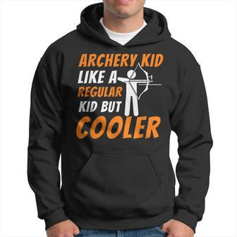 Archery Kid Like A Regular Kid But Cooler Archer Men Hoodie - Thegiftio UK