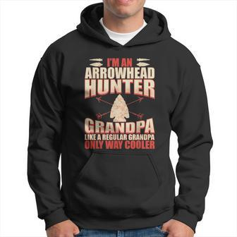 Arrowhead Hunting Funny Arrowhead Hunter Grandpa V2 Hoodie - Thegiftio UK