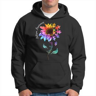 Autism Awareness Acceptance Women Mom Teacher Choose Kind Men Hoodie Graphic Print Hooded Sweatshirt - Thegiftio