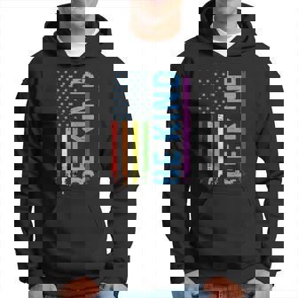 Be Kind Lgbt Gay Pride American Flag Pride Month Hoodie - Thegiftio UK