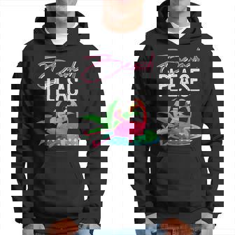 Beach Please Funny Mens & Womens For Flamingo Lovers Men Hoodie - Thegiftio UK
