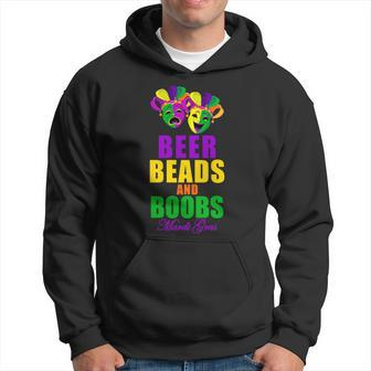 Beer Beads And Boobs Mardi Gras New Orleans T-Shirt Men Hoodie - Thegiftio UK