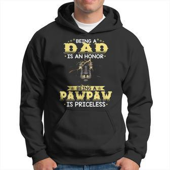 Being Dad Is An Honor Being Pawpaw Is Priceless V2 Men Hoodie - Thegiftio UK