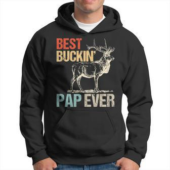 Best Buckin Pap Ever Deer Hunting Graphic Design Printed Casual Daily Basic Men Hoodie - Thegiftio UK