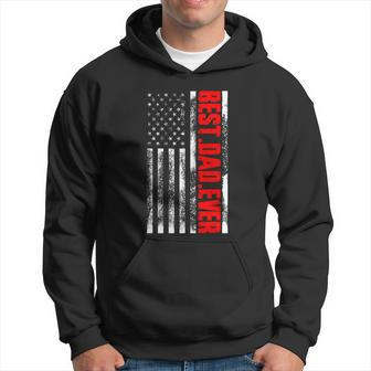 Best Dad Ever American Flag Fathers Day Gift Hoodie - Thegiftio UK