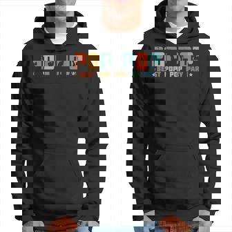 Best Pop Pop By Par Golf Gift Vintage Retro V2 Men Hoodie - Thegiftio UK