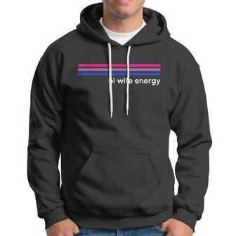 Bi Wife Energy Bisexual Pride Flag Bisexuality Lgbtq V2 Hoodie - Monsterry